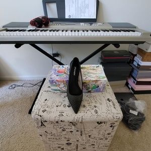 Black Mesh Shoes...With a Point to them!!!